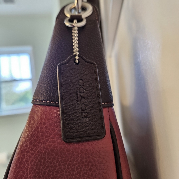 NWT Coach Pebble Leather Mara Hobo Shoulder Bag Style CJ864 Light Raspberry - Picture 4 of 10